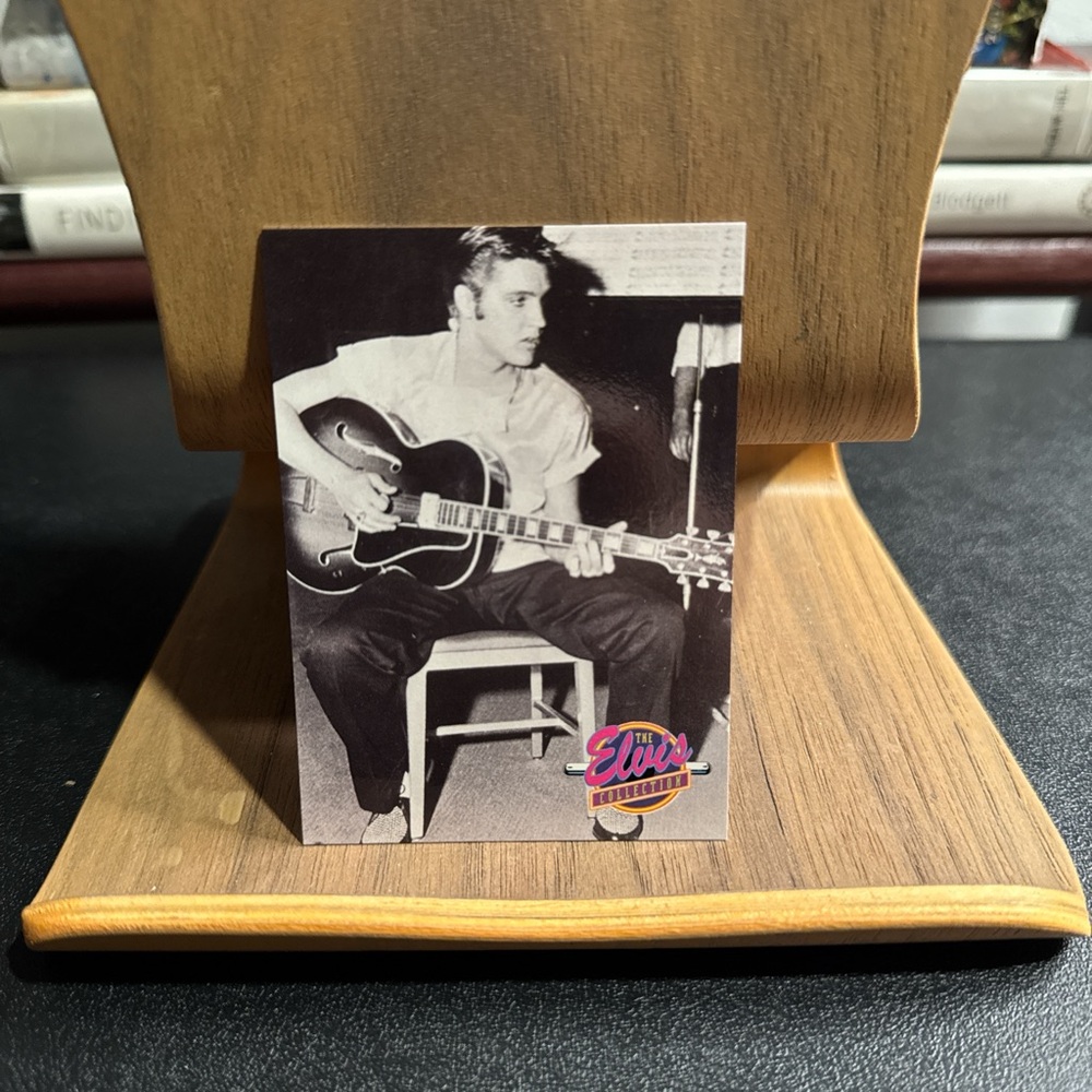 Elvis Presley Black and White Photo Trading Collectible Card